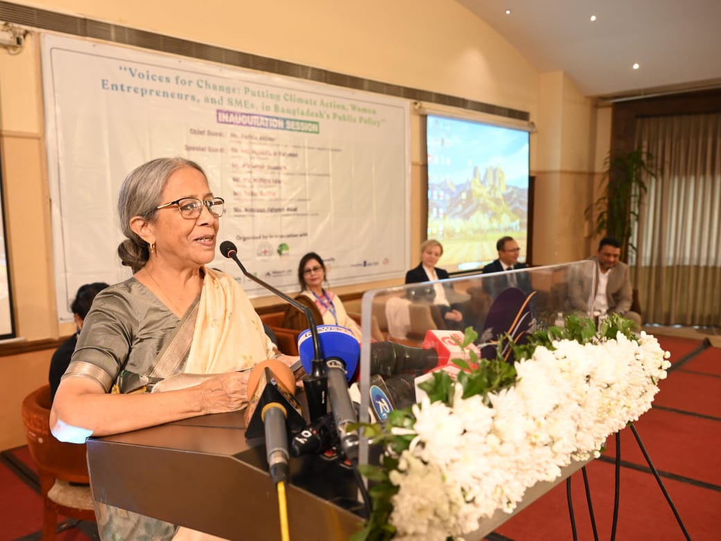 জলবায়ু ঝুঁকি মোকাবিলায় নারী উদ্যোক্তাদের জন্য অতিরিক্ত অর্থায়ন প্রয়োজন